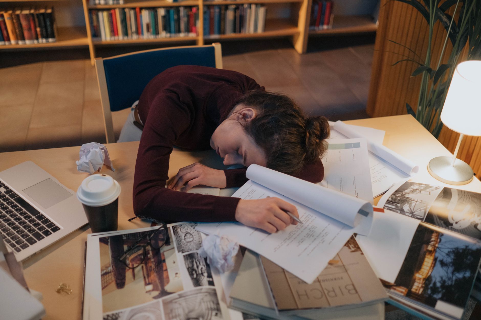 Founder working late at night showing exhaustion